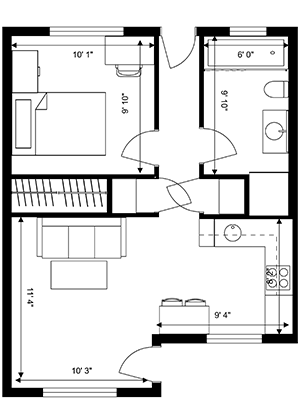 ledger floor plans