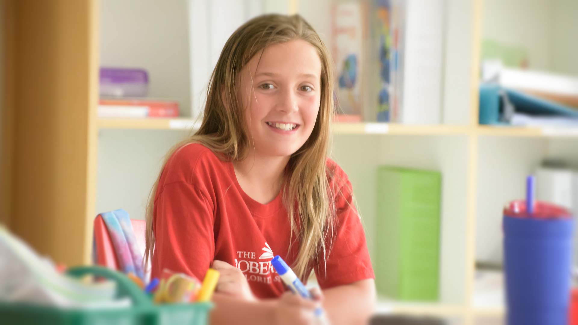 Student smiling