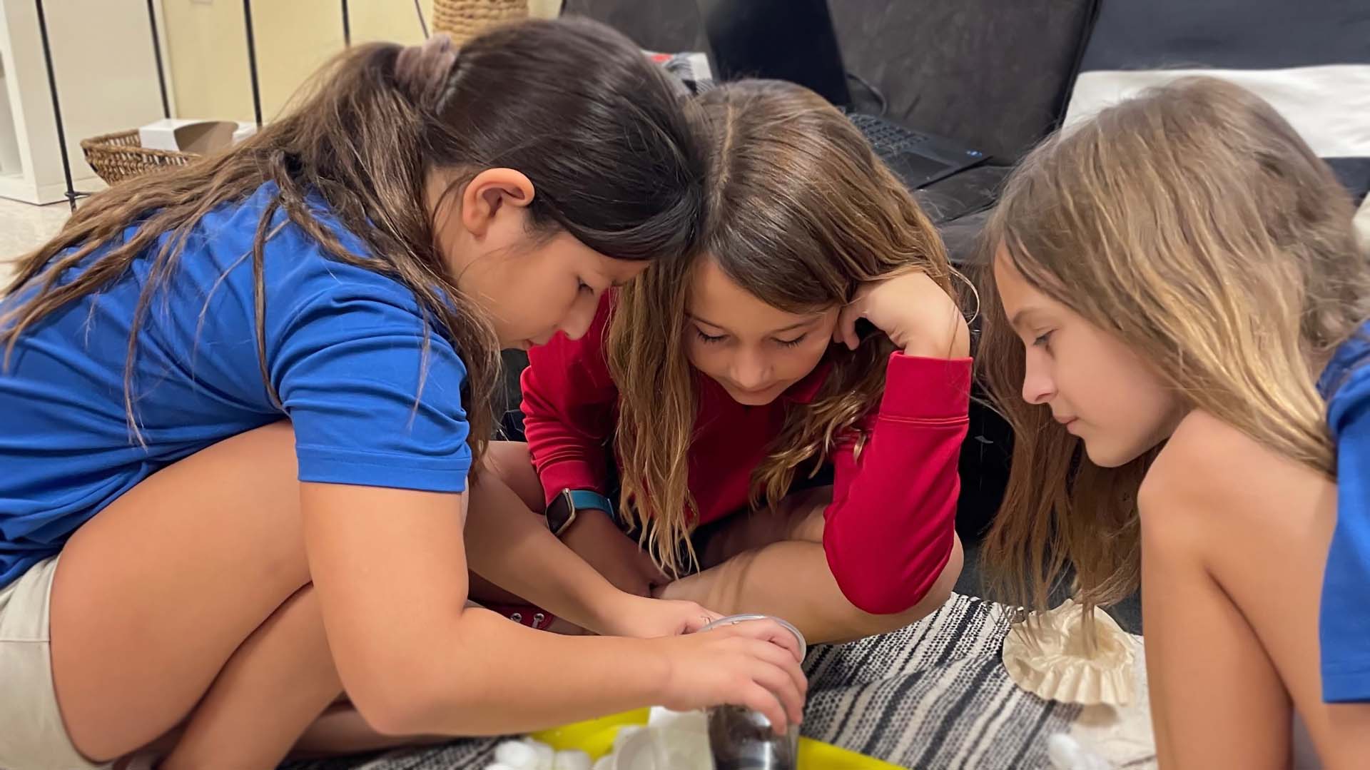 Roberts students learning