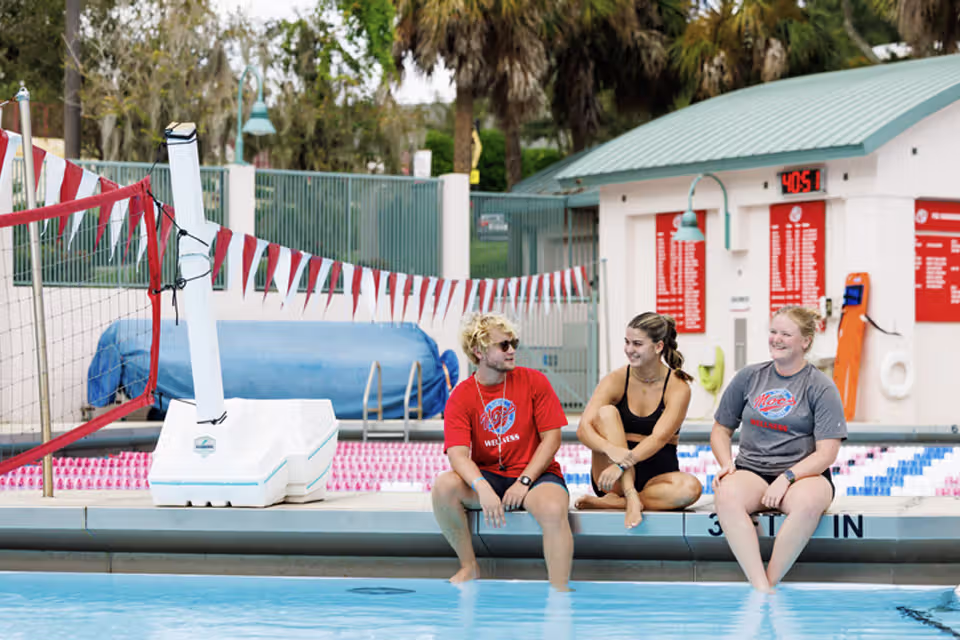 Wellness center pool