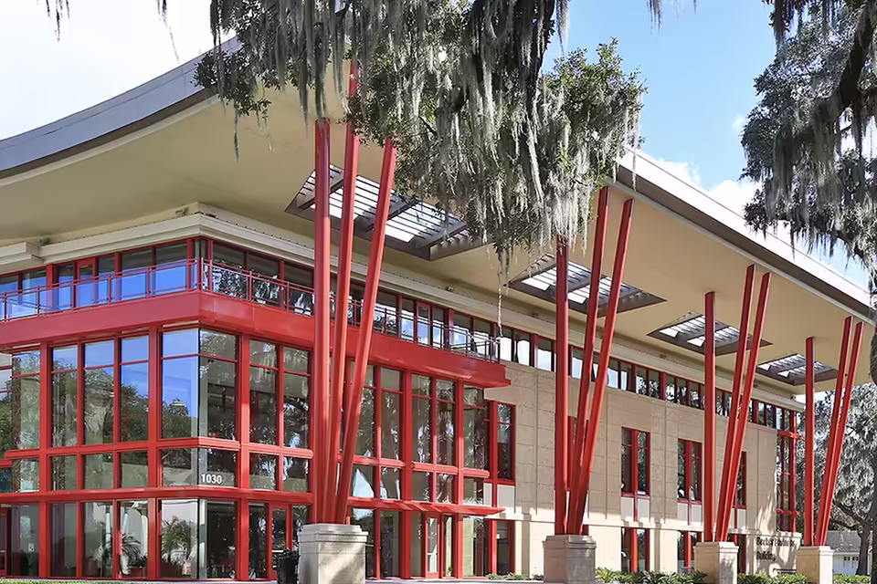 becker business building exterior