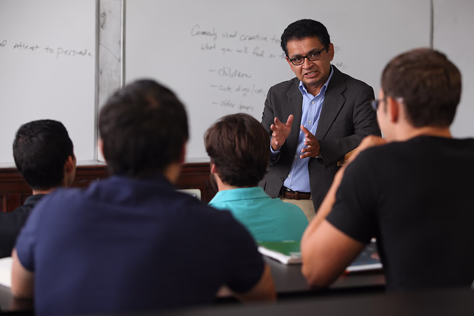 professor teaching class