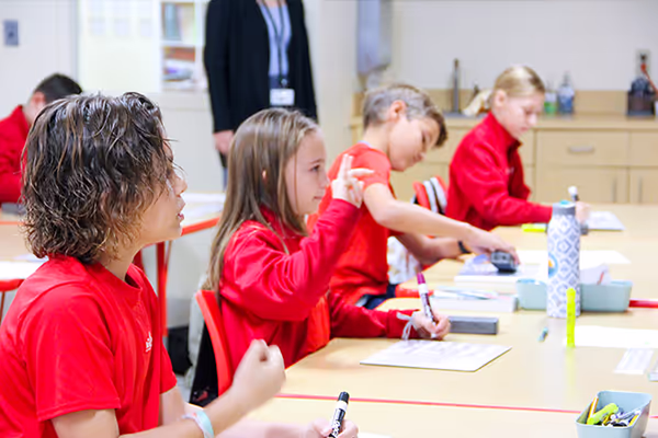 kids in classroom