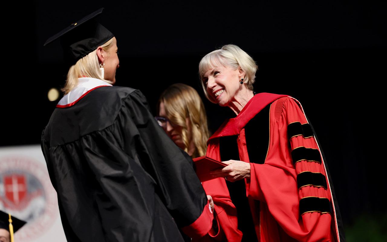 President Anne Kerr Commencement