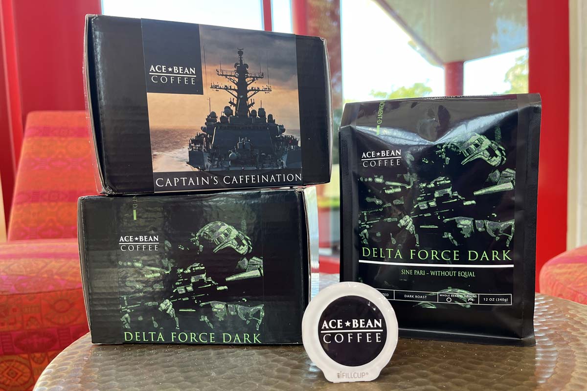 packaging of ace bean coffee