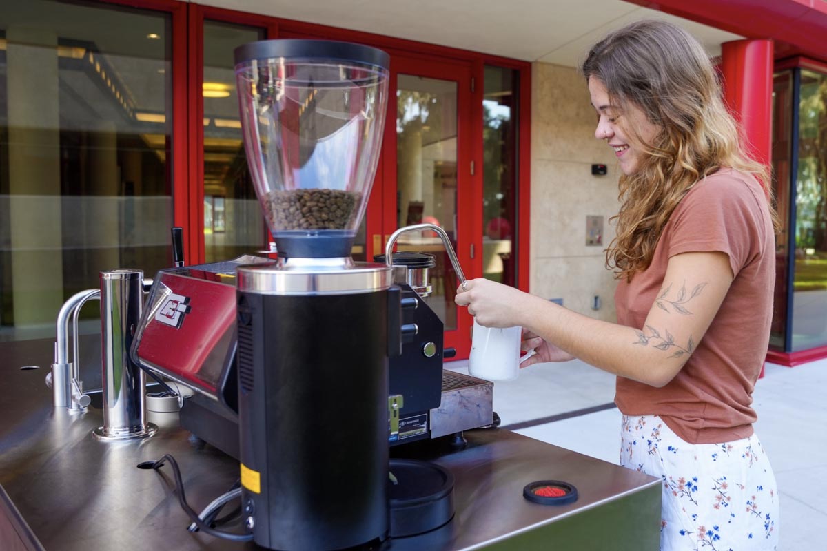 Chloe Hacker Chloe Hacker at Coffee Cart