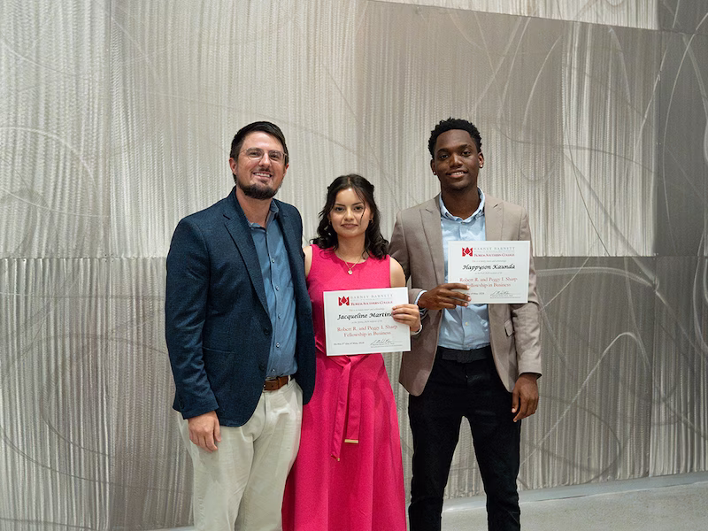 New partners with their awards