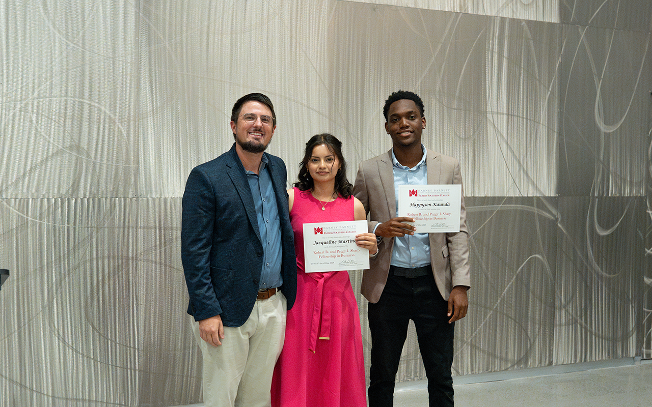 New partners with their awards