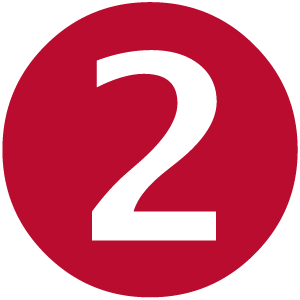 the number "2" in a red circle