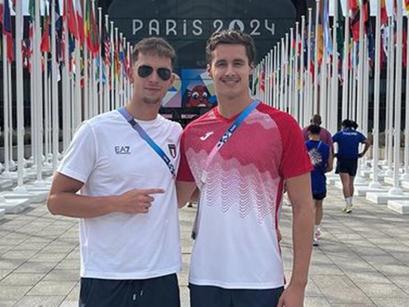 Ludo Viberti and Kyle Micallef at Paris 2024 Olympics