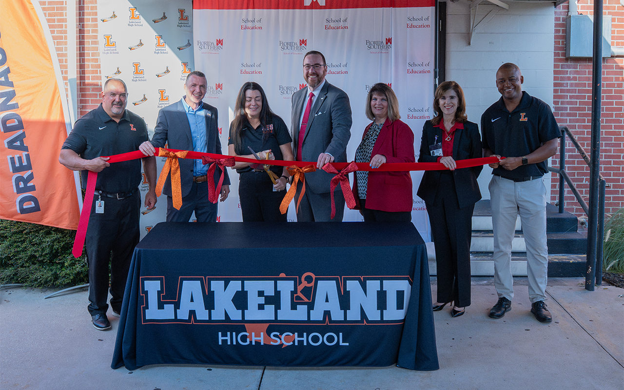 the ribbon cutting