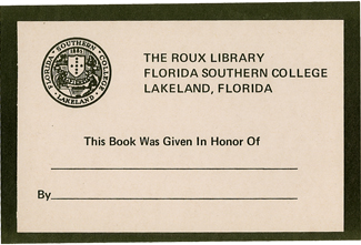 1970s-1990s Bookplate