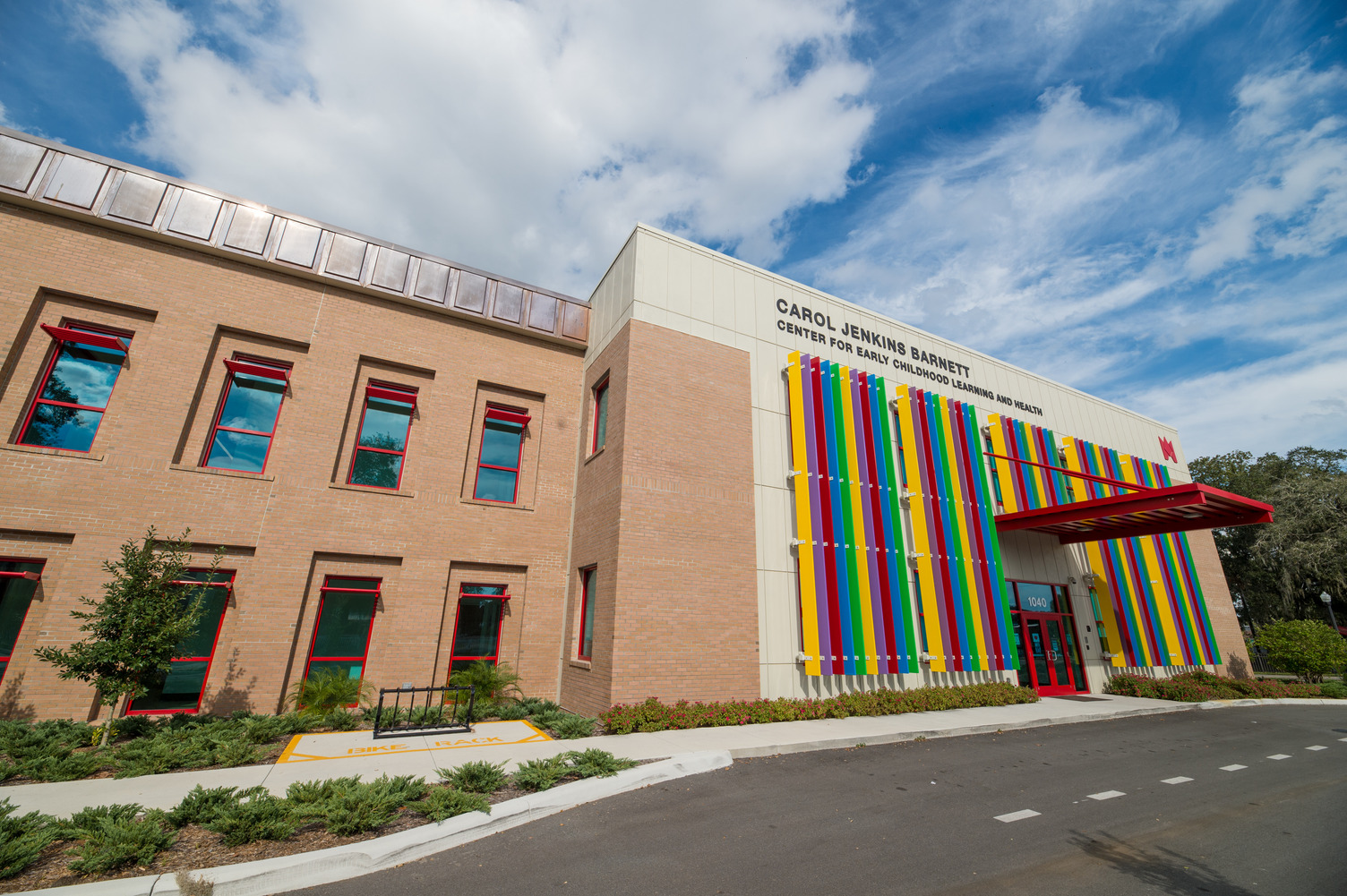 Carol Jenkins Barnett Center for Early Childhood Learning and Health, one of 22 new buildings Dr. Kerr has brought to campus since 2004. Carol Jenkins Barnett Center