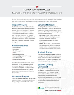 MBA Concentrations thumbnail