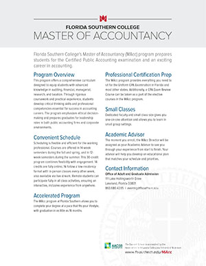 MAcc - Master of Accountancy thumbnail