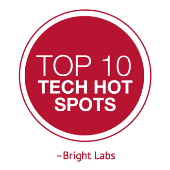 Top ten tech hot spots according to Bright Labs