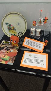 The Orange Bird display at the McKay Archives