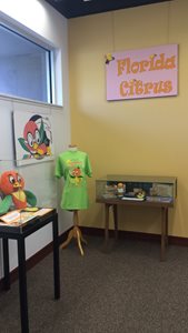 The Orange Bird display at the McKay Archives